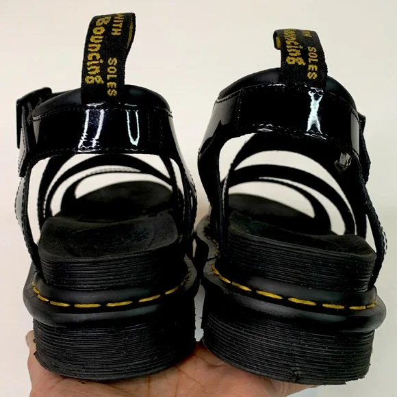 Dr. Martens Blaire Patent Leather Sandals - Picture 5 of 16